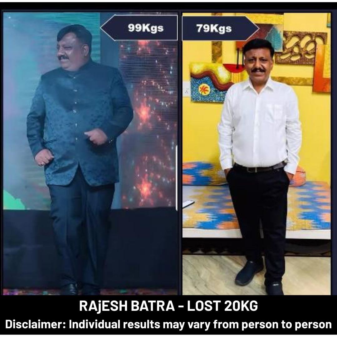 Rajesh Batra Before and After Instagram Post